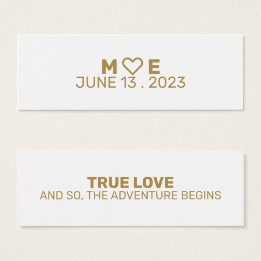 Signet de mariage préféré (Devant & derrière)