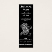 Signet de matériel promotionnel de l'auteur noir b (Devant)