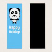 Signet de Panda de caricature mignon (Devant & derrière)