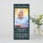 Signet de prière funéraire Memorial Carte Plaid Ph (Debout devant)