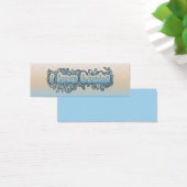 Signet - Doodle bleu et orange (Bureau)