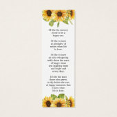 Signet du mémorial de la Fleur de tournesol (Dos)