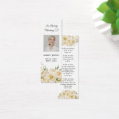 Signet du mémorial de photos florales blanches (Bureau)