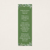 Signet du mémorial de photos vertes (Dos)