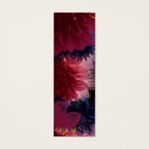 Signet Fleurs de couleur foncée Modèle personnalis