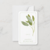 SIGNET FREGE SAGE - Carte 3.5x2 + texte (Devant)