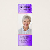 Signet funéraire commémoratif de Purple Drives (Devant)