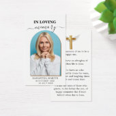 Signet funéraire commémoratif minimal simple (Bureau)