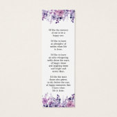 Signet funéraire de photos violet (Dos)