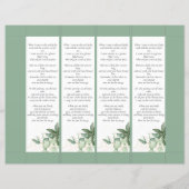 Signet funéraire de verdure chic Modèle (Dos)