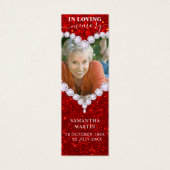 Signet funéraire Diamond Red Parties scintillant (Devant)