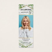 Signet funéraire du mémorial botanique verdoyant (Devant)