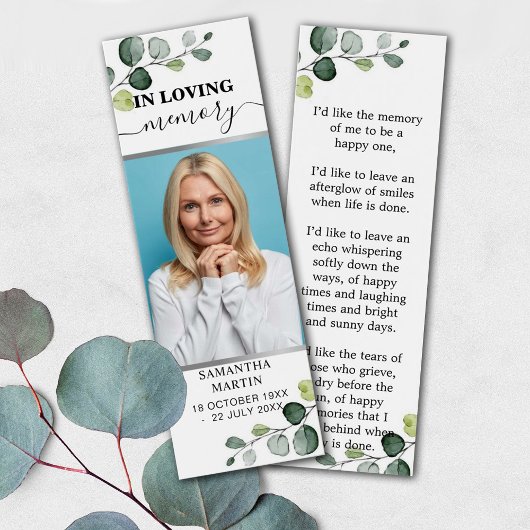 Signet funéraire du mémorial d'Eucalyptus