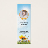 Signet funéraire Floral Modèle (Devant)