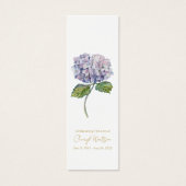 Signet funéraire simple hydrangea (Devant)