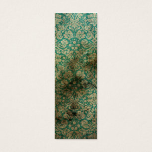 Signet grunge noir vert de papier peint de damass