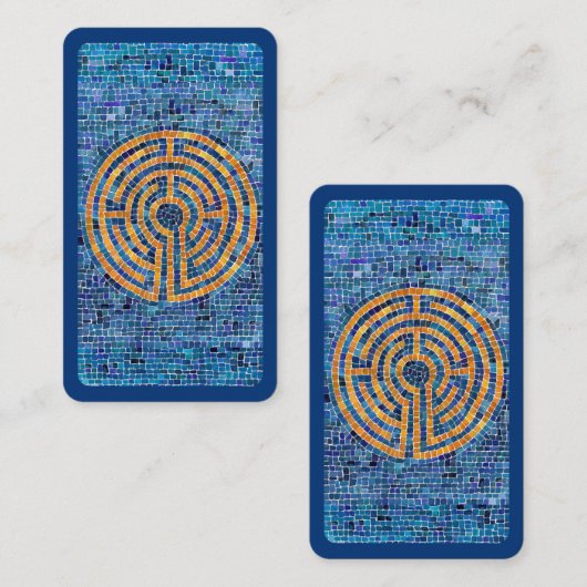 SIGNET LABYRINTH IV - Carte 3,5 x 2 (Devant / Derrière)