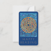 SIGNET LABYRINTH IV - Carte 3,5x2 + texte (Dos)