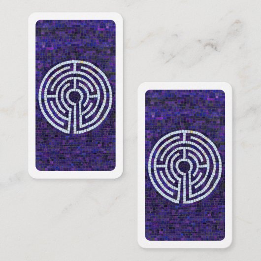 SIGNET LABYRINTH VIII - Carte 3,5 x 2 (Devant / Derrière)