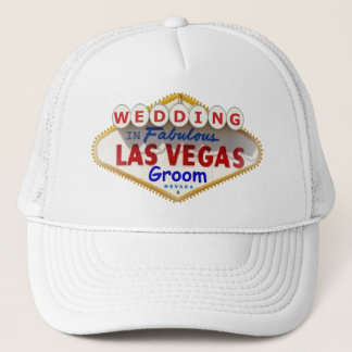 Signet Las Vegas Logo Groom Casquette "MARIAGE"