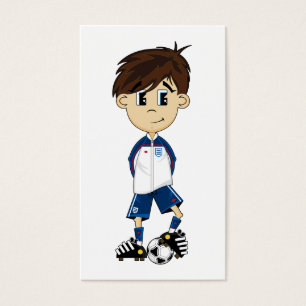 Signet mignon de garçon du football de