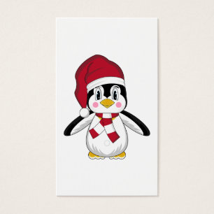 Signet mignon de pingouin de Noël