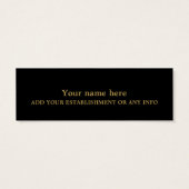 Signet moderne Black & Gold (Dos)