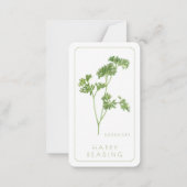 SIGNET PARSLEY FRAIS - Carte 3.5x2 + texte (Dos)