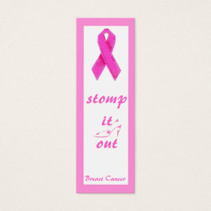 Signet rose de ruban pour le cancer du sein