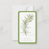 SIGNET ROSEMAIRE FRAIS - Carte 3.5x2 + Vert texte (Devant)