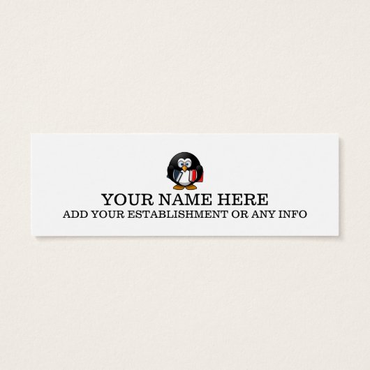 Signet unique de pingouin (Dos)