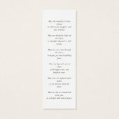 Signets commémoratifs en mémoire d'amour (Dos)