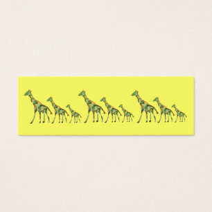 Signets de motif de girafe