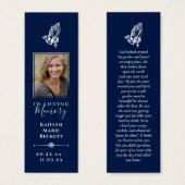 Signets mémoriaux photo personnalisés simples (Devant & derrière)