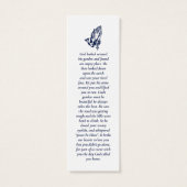 Signets mémoriaux photo personnalisés simples (Dos)