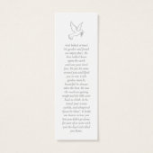 Signets mémoriaux photo personnalisés simples (Dos)