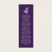 Signets mémoriaux photo personnalisés simples (Dos)