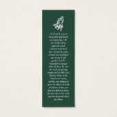 Signets mémoriaux photo personnalisés simples (Dos)