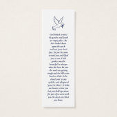 Signets mémoriaux photo personnalisés simples (Dos)