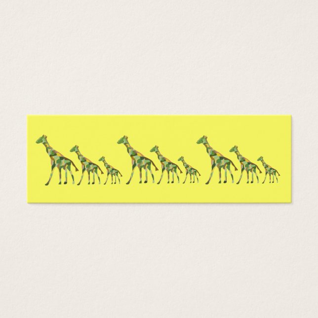 Signets Motifs Giraffe (Devant)