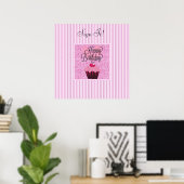 Signez cette affiche d'anniversaire ! Poster perso (Bureau à domicile)