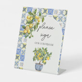 Signez Lemon Thème Mariage Guestbook Signe (Recto)