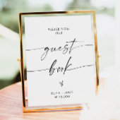 Signez Notre Guestbook Signe, Mariage Livre d'or S