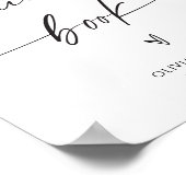 Signez Notre Guestbook Signe, Mariage Livre d'or S (Coin)