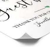 Signez notre livre d'or Fête de mariage aux citron (Coin)