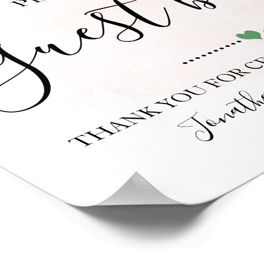 Signez notre livre d'or Fête de mariage aux citron (Coin)