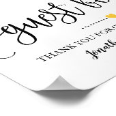 Signez notre livre d'or shower de mariage signe to (Coin)