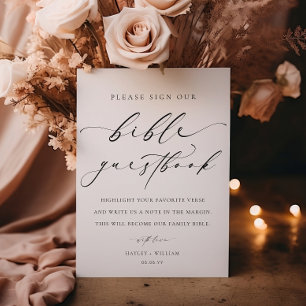 Signez Notre Mariage biblique Livre d'or
