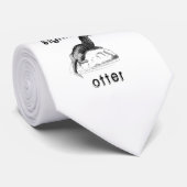 Significante otter stropdas (Opgerold)