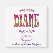 Signification de Diane Magnet (Devant)